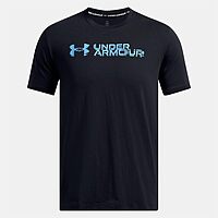 Under Armour Unisex-Adult Ua M Sliced Wordmark 60/40s Short Sleeve T-shirt