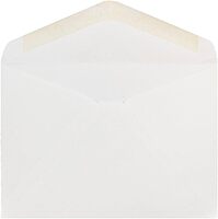 JAM PAPER A7 Commercial Invitation Envelopes with V-Flap - 5 1/4 x 7 1/4 - White - 25/Pack