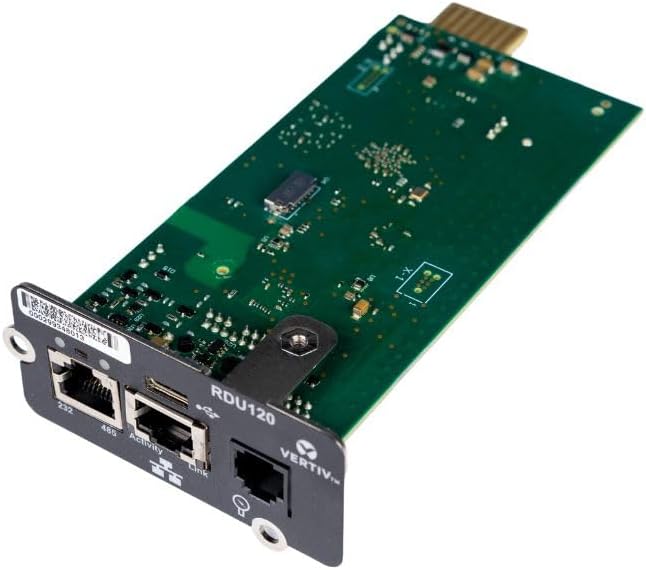 Vertiv Liebert IntelliSlot RDU120 - Network Card, Remote Monitoring Adapter, RS-485, USB Port