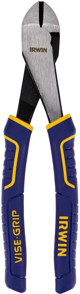 IRWIN VISE-GRIP Diagonal Cutting Pliers, 8", 2078308, nichel chromium steel Regular Pliers