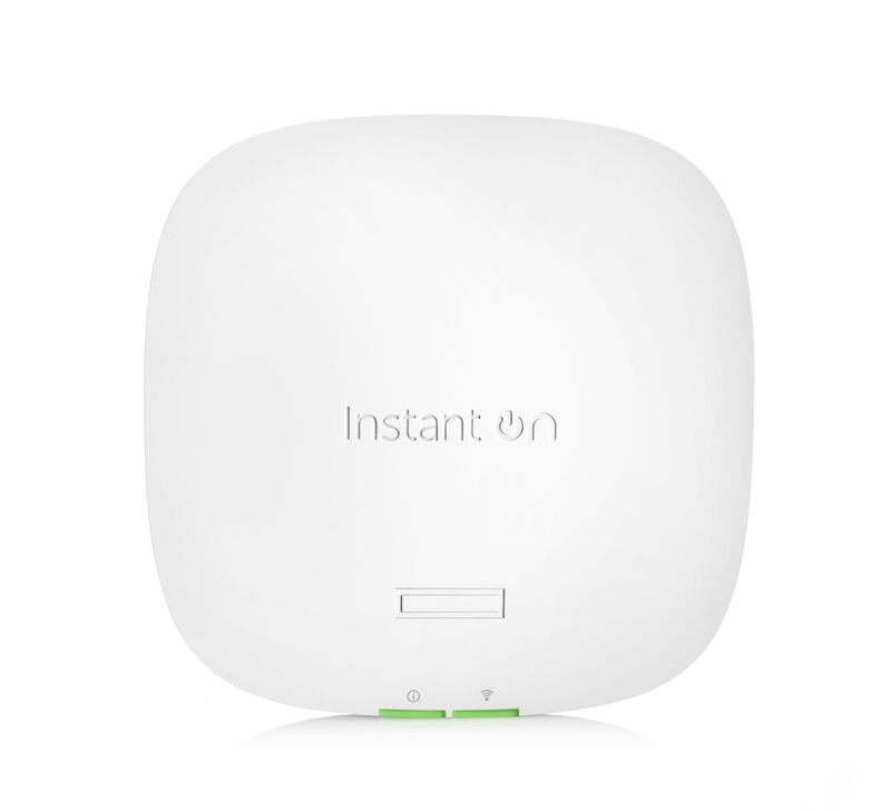 HPE Networking Instant On Access Point AP22 2x2 WiFi 6 Indoor Wireless Access Point | Long Range, Secure, Smart Mesh Support | Power Source Not Included | US Model (R4W01A) Power Adapter Not Included