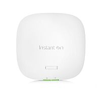 HPE Networking Instant On Access Point AP22 2x2 WiFi 6 Indoor Wireless Access Point | Long Range, Secure, Smart Mesh Support | Power Source Not Included | US Model (R4W01A) Power Adapter Not Included