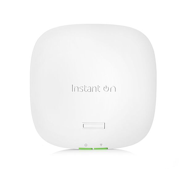 HPE Networking Instant On Access Point AP22 2x2 WiFi 6 Indoor Wireless Access Point | Long Range, Secure, Smart Mesh Support | Power Source Not Included | US Model (R4W01A) Power Adapter Not Included