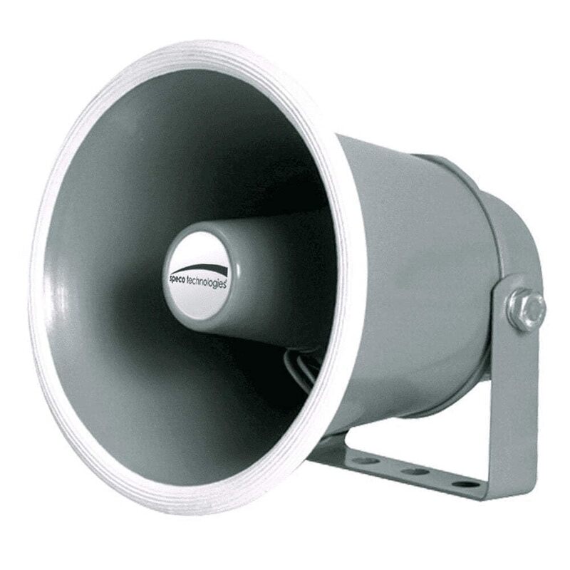 Speco SPC10 6" Weather-Resistant PA Horn Speaker - 15W, 8Ω