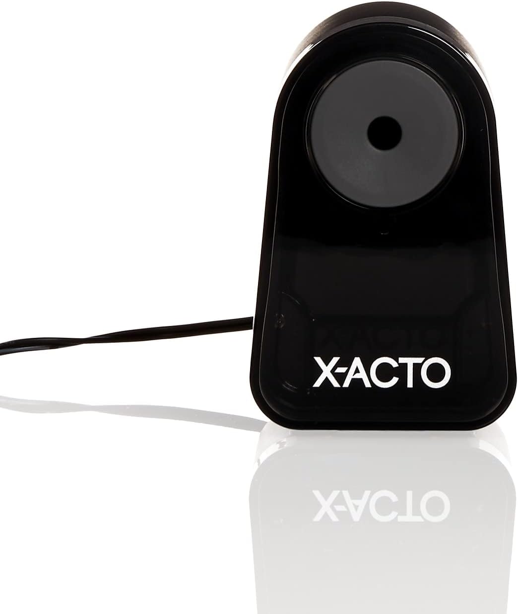 X-ACTO Pencil Sharpener, Mighty Mite Electric Pencil Sharpener, With Pencil Saver®, SafeStart® Motor, Black, 1 Count - Home