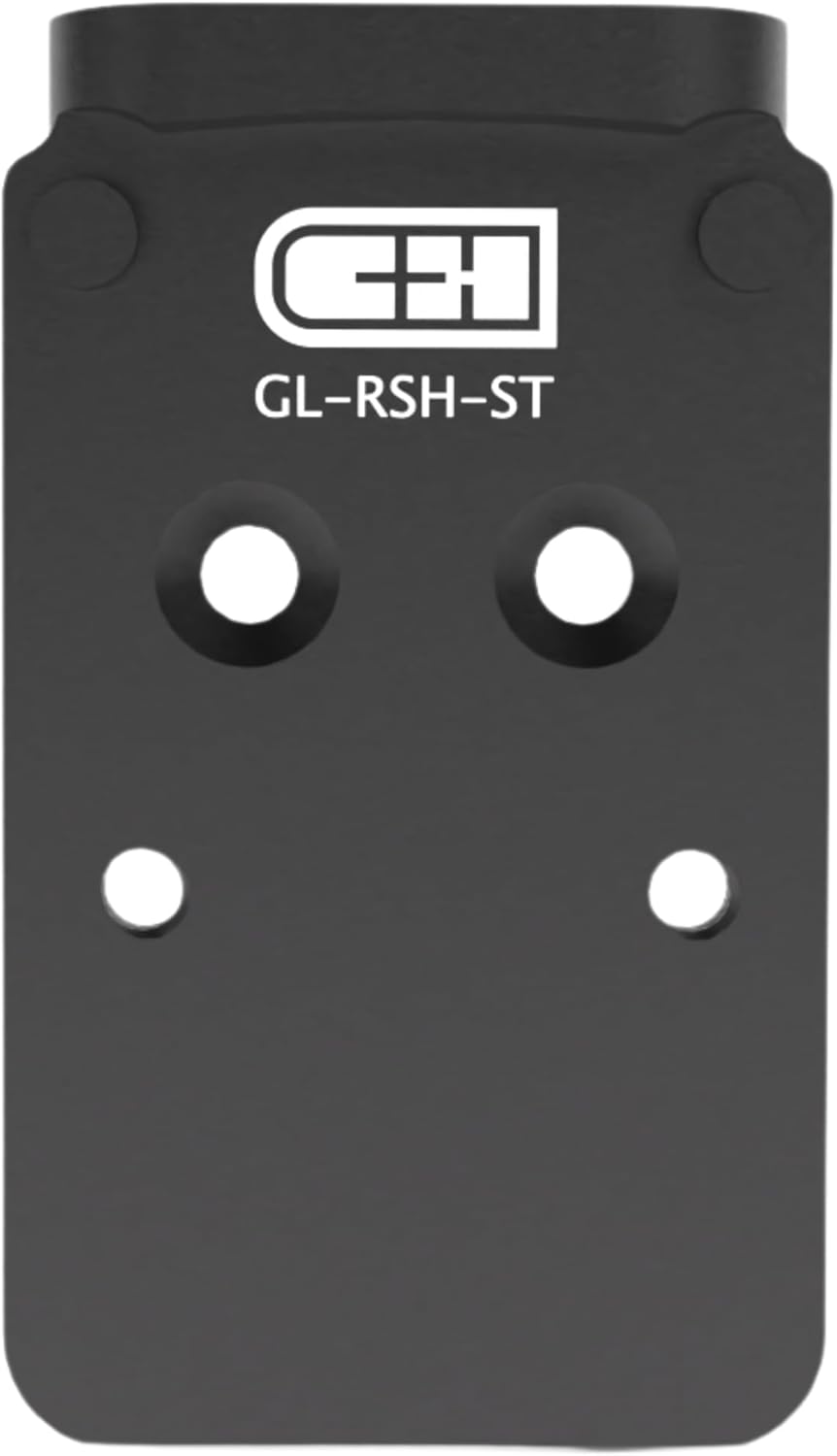 C+H Optics MOS Adapter Plate for G17 G19 MOS | Compatible with Trijicon RMR/SRO