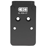 C+H Optics MOS Adapter Plate for G17 G19 MOS | Compatible with Trijicon RMR/SRO