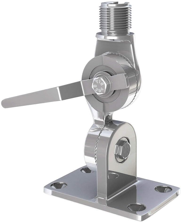 Shakespeare Ratchet Mount Shakespeare 4187-BX Ratchet Mount, Stainless Steel w/Handle,