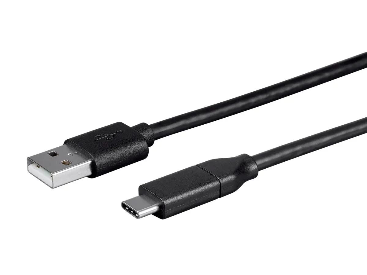 Monoprice USB Type-C to USB Type-A 2.0 Cable - 480Mbps, 3 Amp, 13.1 ft
