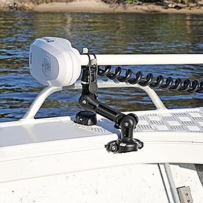 RAILBLAZA Trolling Motor Mount Stabilizer for Bow Mount Trolling Motor, Compatible with Tracker, Crestliner