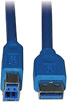 Tripp Lite USB 3.0 SuperSpeed Device Cable (AB M/M) 10-ft.(U322-010),Blue