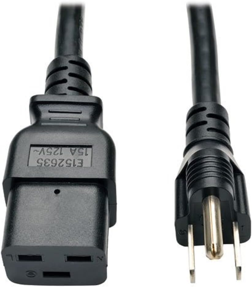 TRIPP LITE P034-008 Heavy Duty Power Adapter Cord, Black
