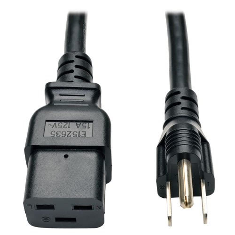 TRIPP LITE P034-008 Heavy Duty Power Adapter Cord, Black