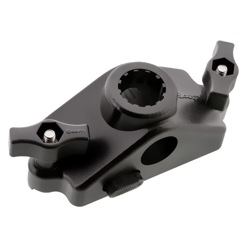 Scotty 343-BK #343 Locking Gunnel Track Mount Standard