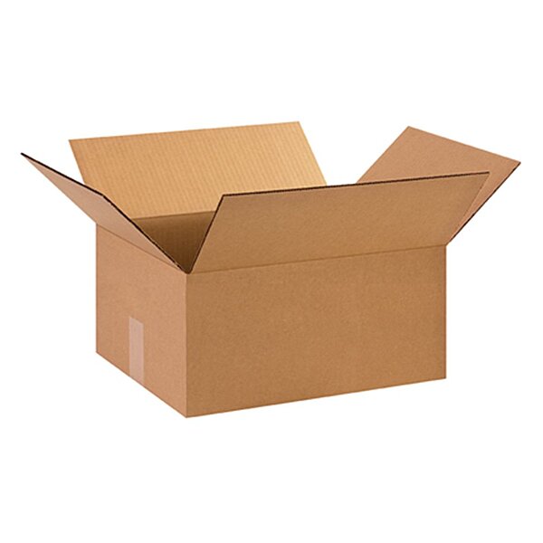 Aviditi 15 x 13 x 7 Corrugated Cardboard Boxes, Medium 15"L x 13"W x 7"H, Pack of 25 | Shipping, Packaging, Moving
