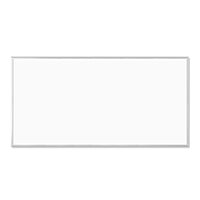 U BRANDS Melamine Non-Magnetic Dry-Erase Board, Silver Aluminum Frame