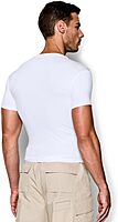 UNDER ARMOUR Men's HeatGear Tactical V-neck Compression Short-sleeve T-shirt