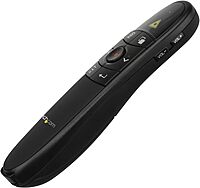 StarTech.com Wireless Presentation Remote with Red Laser Pointer - 90 ft. - PowerPoint Presentation Clicker for Mac & Windows , TAA (PRESREMOTE)