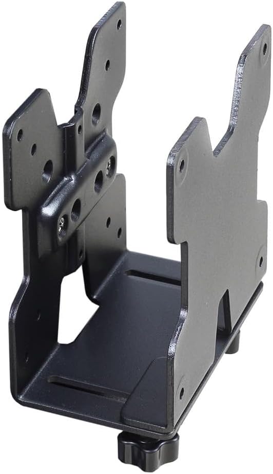 Ergotron CPU Mount for Thin Client, Flat Panel Display - Black - 6 lb Load Capacity - 75 x 75
