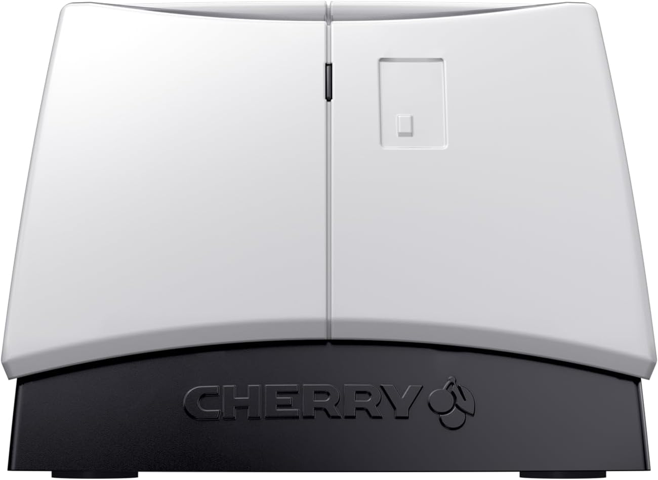 Cherry SmartTerminal ST-1144 - Smart Card Reader - USB - One Handed Operation - FIPS & TAA Compliant, Black/Grey Minimalist