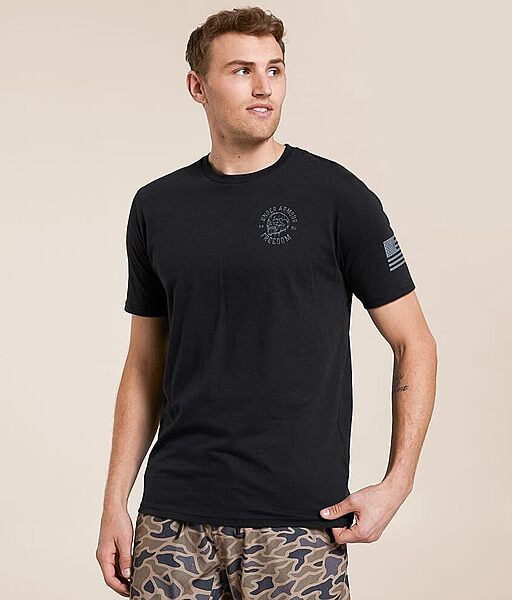 UNDER ARMOUR Freedom Skull Men's Short-Sleeve Tee