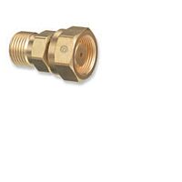 Western Enterprises 319 Brass Cylinder Adaptors,CGA520 "B" Tank Acetylene to CGA300 Commercial Acetylene