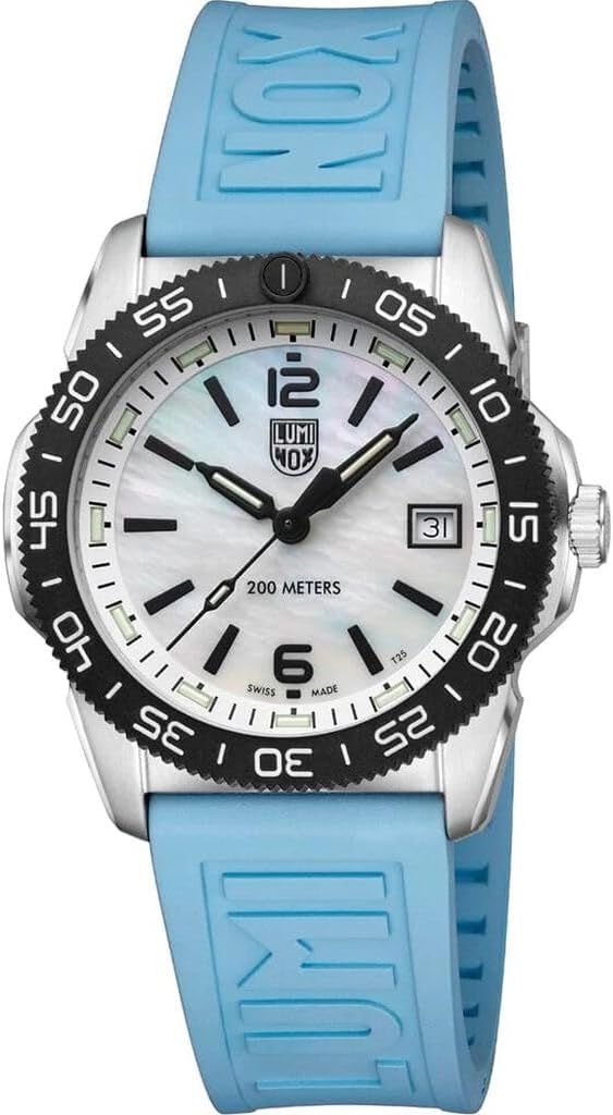 Luminox - Mens Watch - Pacific Diver Ripple Dive Watch - 39 mm - MOP - Black - 20ATM - Mens Watches - Made in Switzerland