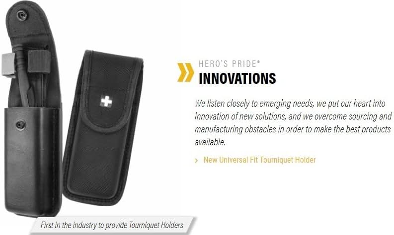 Hero's Pride Ballistic Tourniquet Holder (Fits 2-1/4" Belt), Tall