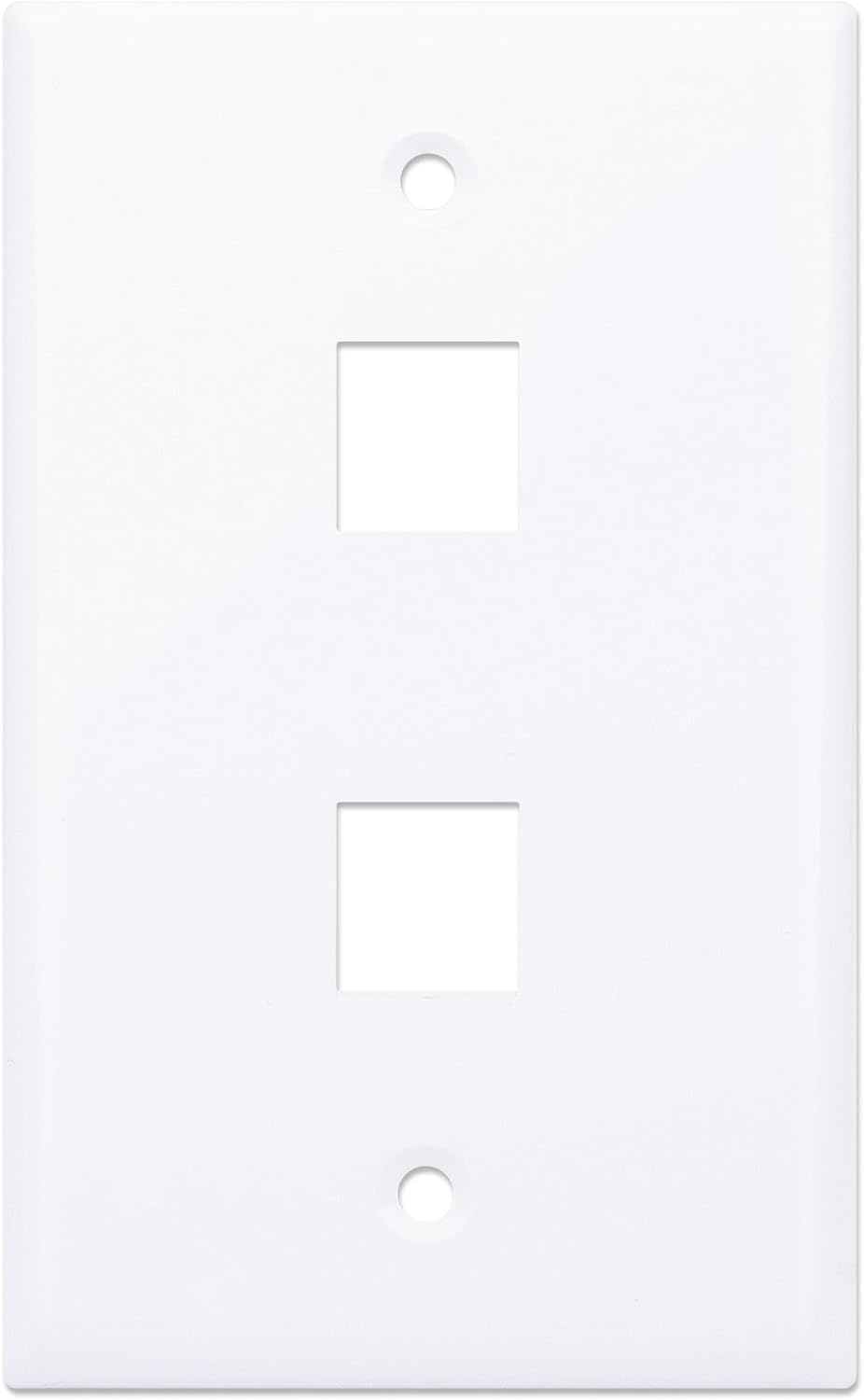 INTELLINET 2-Outlet Keystone Wall Plate