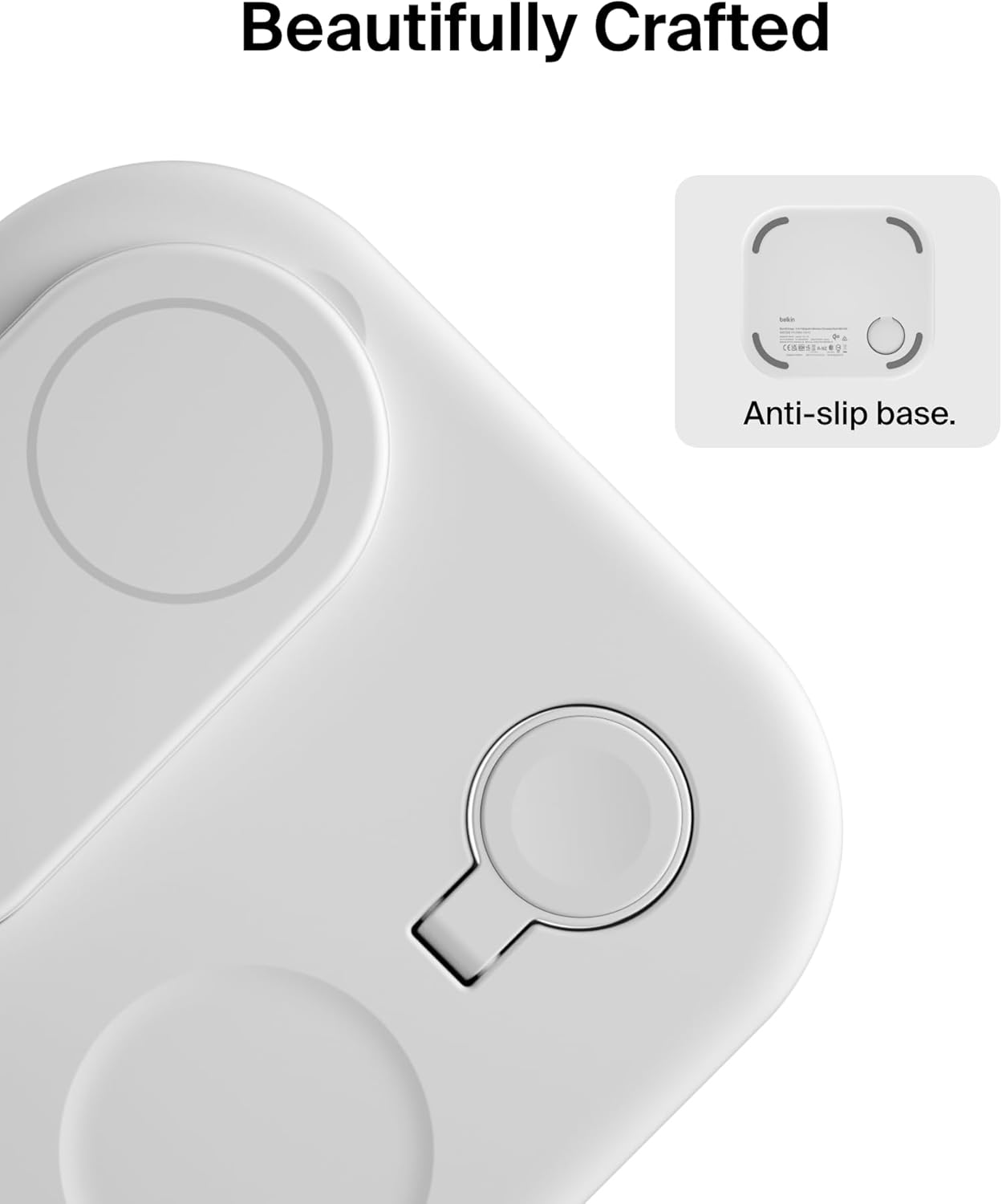 Belkin BoostCharge Magnetic Foldable Charger MagSafe-Compatible Qi2 15W