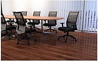 Boss Office Products Mesh Task Chair With T-Arms, Black