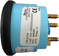 Faria Euro Black 2" Oil Pressure Gauge - Metric (5 Bar)