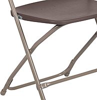 Flash Furniture Hercules Series Commercial-Grade Plastic Folding Chair - 650LB Weight Capacity