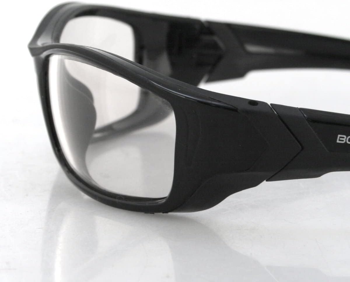 Bobster ® Hooligan, Gloss Black Frame, Clear Photochromic Lens
