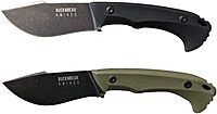 BucknBear Custom Handmade D2 Tool Steel Fixed Blade Hunting Knife with kydex Sheath and tek-lok Belt Clip (G10 Handle) Black