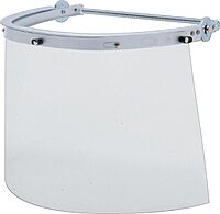 Face Shield Windows & Screens: Replacement Window, Clear, 8" High, 0.04" Thick