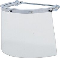 Face Shield Windows & Screens: Replacement Window, Clear, 8" High, 0.04" Thick