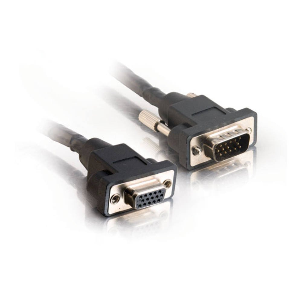C2G Legrand SXGA Monitor Extension Cable, Black Panel-Mount Extension Cable