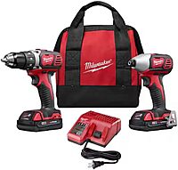 Milwaukee 2691-22 18-Volt Compact Drill and Impact Driver Combo Kit