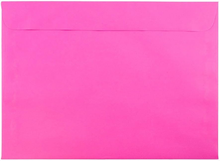 JAM Paper 9 x 12 Booklet Envelopes with Gummed Seal