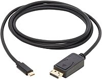 Eaton Tripp Lite Series USB-C to DisplayPort Bi-Directional Active Adapter Cable (M/M), 4K 60 Hz, HDR, Locking DP Connector, 6 ft. (1.8 m)