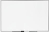 U Brands Magnetic Dry-Erase Board, 36" x 24" Silver Aluminum Frame, Includes Marker (Actual 35" x 23")