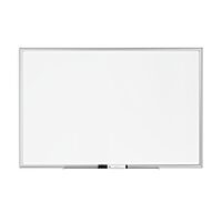 U Brands Magnetic Dry-Erase Board, 36" x 24" Silver Aluminum Frame, Includes Marker (Actual 35" x 23")