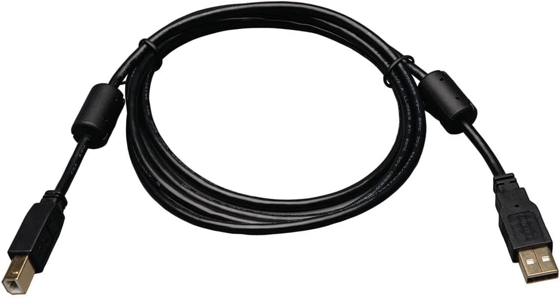 Tripp Lite USB 2.0 Hi-Speed A/B Cable with Ferrite Chokes (M/M)