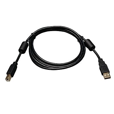 Tripp Lite USB 2.0 Hi-Speed A/B Cable with Ferrite Chokes (M/M)