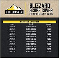 BUTLER CREEK Blizzard Scope Cover