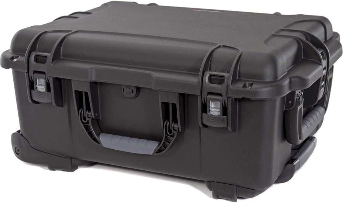 NANUK Wheeled Series 955 Lightweight NK-7 Resin Waterproof Hard Case with Foam Insert, Black