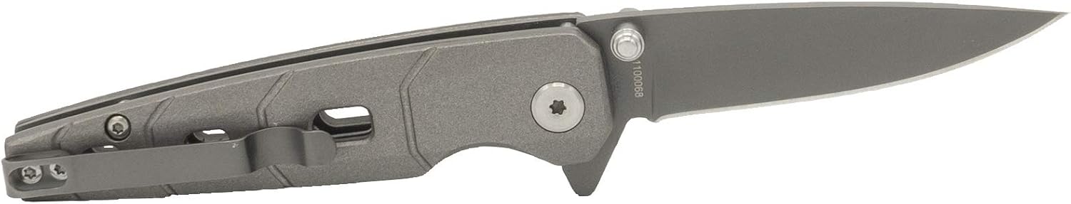 Smith & Wesson M&P Bodyguard 6.25in Ti-N S.S. Ultra-Glide Folding Knife with 2.75in Clip Point and Rubberized Aluminum