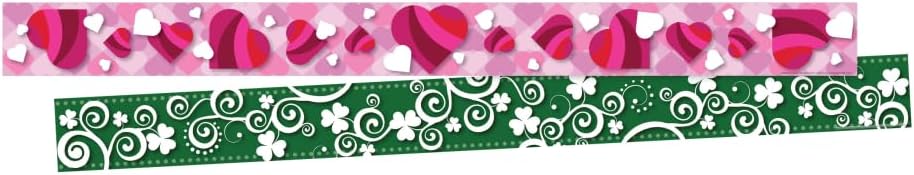 Barker Creek Double-Sided Border 2-Pack Classroom Border Strips, 3 in x 35 in (70 ft total)