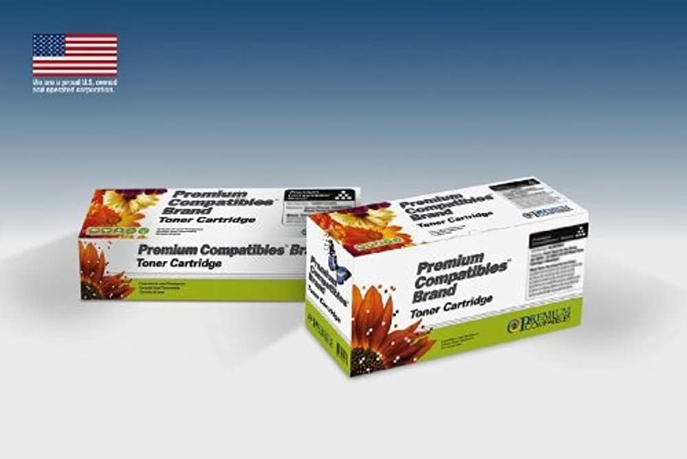 PREMIUMCOMPATIBLES Premium Compatibles Inc. 43502301-PCI Replacement Ink and Toner Cartridge for Okidata Printers, Black